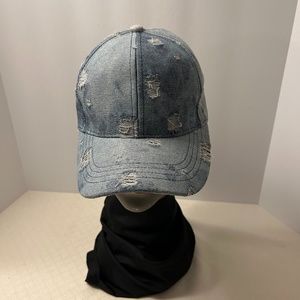 new rip jean caps, blue jean